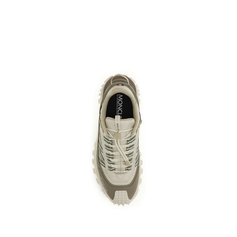 Moncler Beige Polyamide Athletic Sneakers