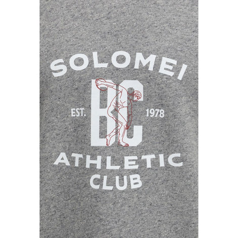 Brunello Cucinelli Gray Cotton Sweatshirt