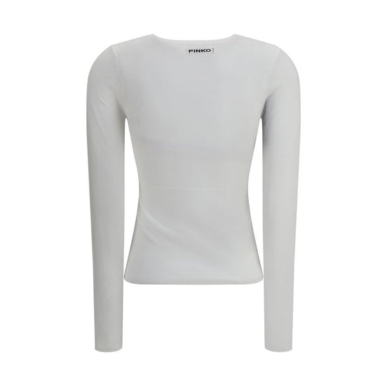 PINKO White Viscose Sweatshirt