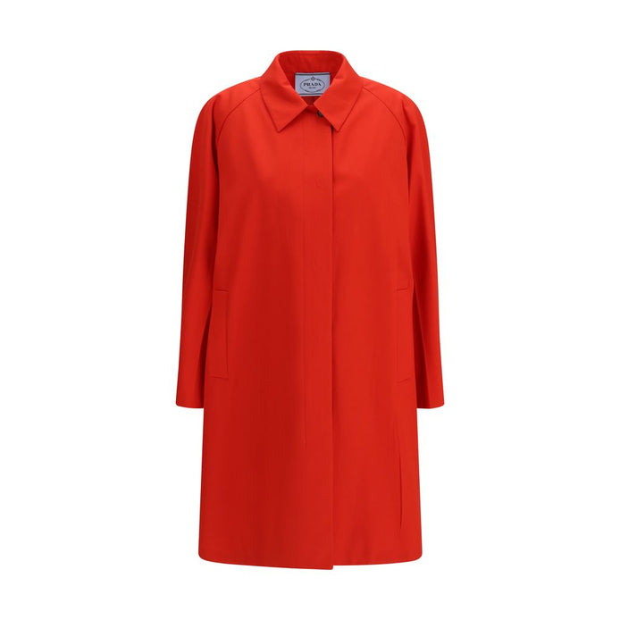 Prada Multicolor Recycled Polyester Coat
