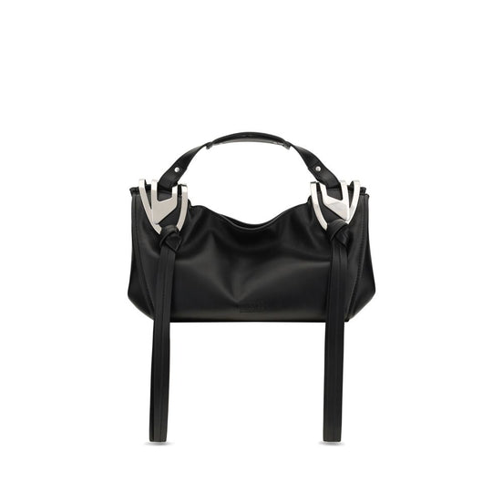 Diesel Black Calf Leather Bos Taurus Shoulder Bag