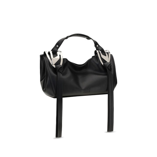 Diesel Black Calf Leather Bos Taurus Shoulder Bag