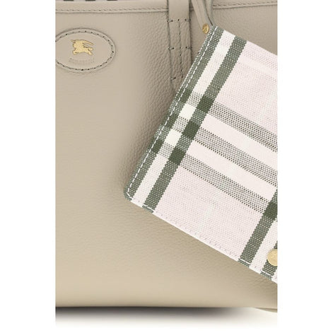 Burberry Beige Calf Leather Bos Taurus Shoulder Bag