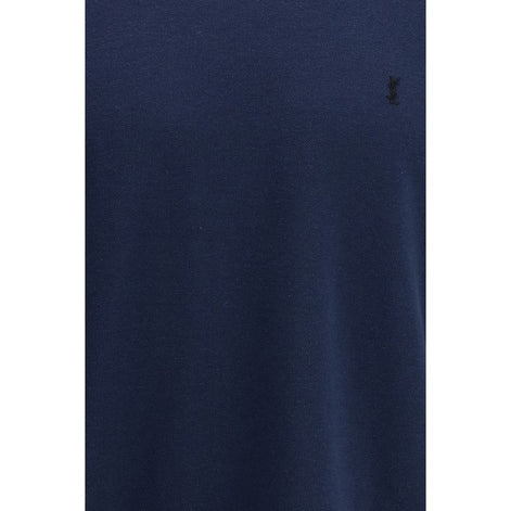Saint Laurent Blue Cotton T-Shirt