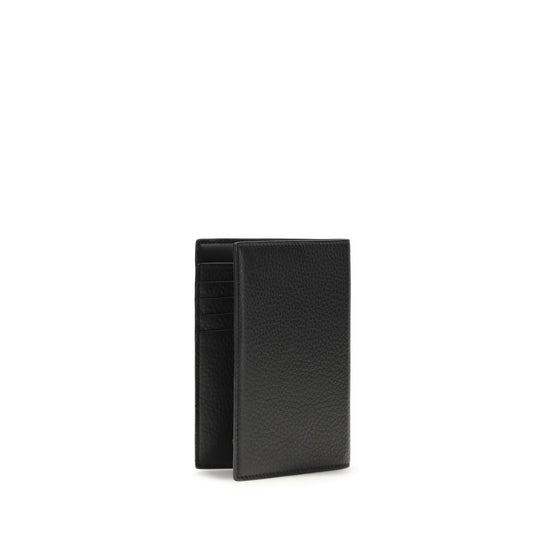 Saint Laurent Black Leather Wallet