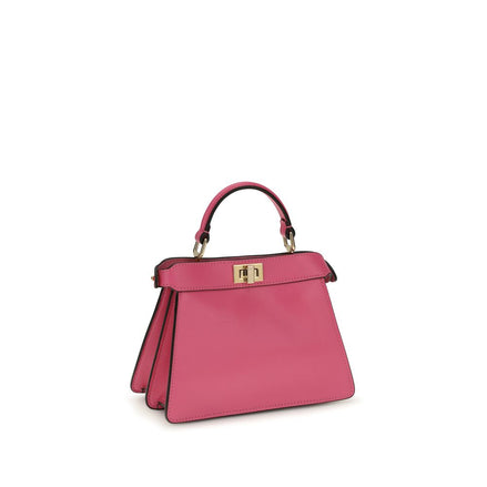 Fendi Peekaboo ISeeU Petite Pink Leather Handbag