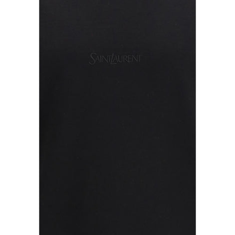 Saint Laurent Black Cotton T-Shirt