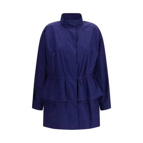 Fendi Blue Cotton Parka