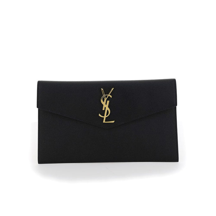 Saint Laurent Pochette Black Leather Wallet