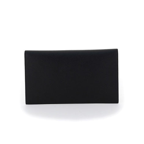 Saint Laurent Pochette Black Leather Wallet