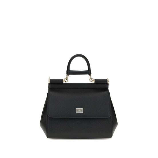 Dolce & Gabbana Sicily small Black Leather Handbag