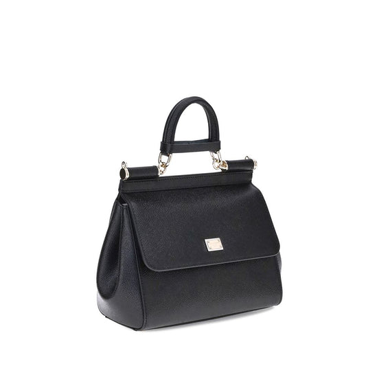 Dolce & Gabbana Sicily small Black Leather Handbag