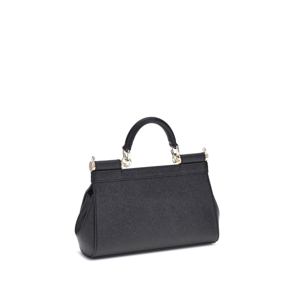 Dolce & Gabbana mini Sicily Black Leather Handbag