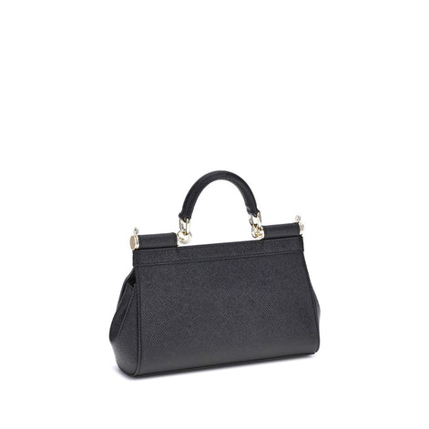 Dolce & Gabbana mini Sicily Black Leather Handbag