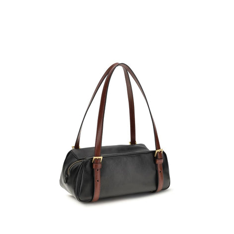 Versace Black Lamb Ovis Aries Aries Shoulder Bag