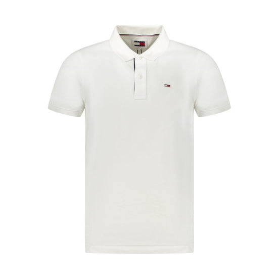 Tommy Hilfiger White Cotton Men's Polo Shirt