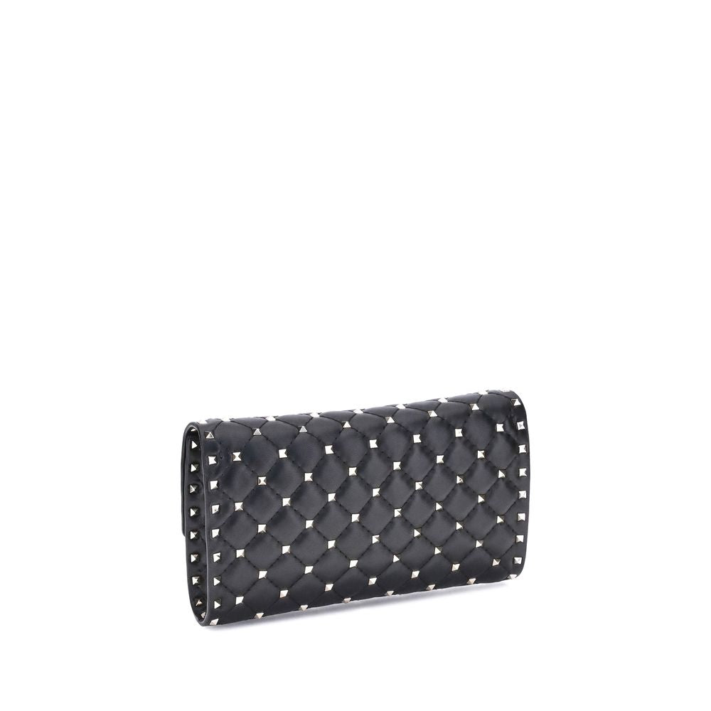 Valentino Garavani Rockstud Spike Black Lamb Shoulder Bag