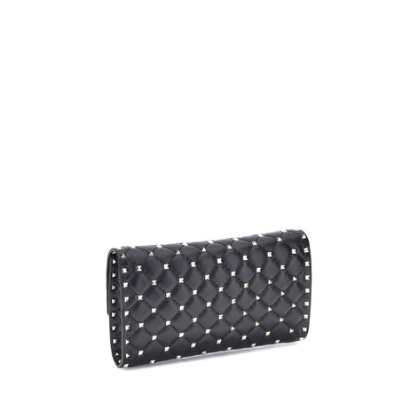 Valentino Garavani Rockstud Spike Black Lamb Shoulder Bag