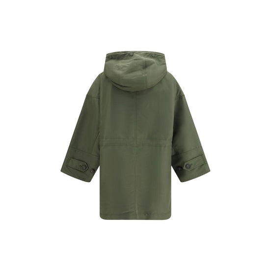 Max Mara Bicolor Cotton Trench Coat