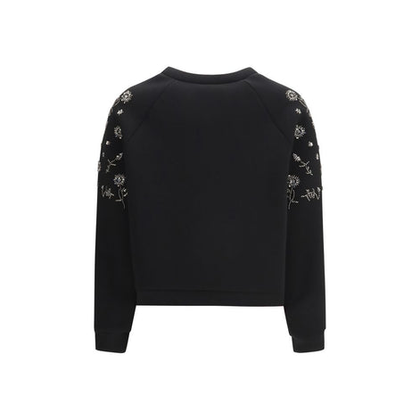 Max Mara Black Polyester Sweatshirt