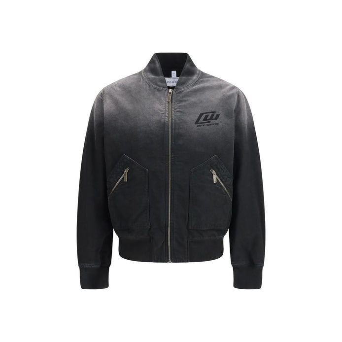 Off-White Black Cotton Bomber