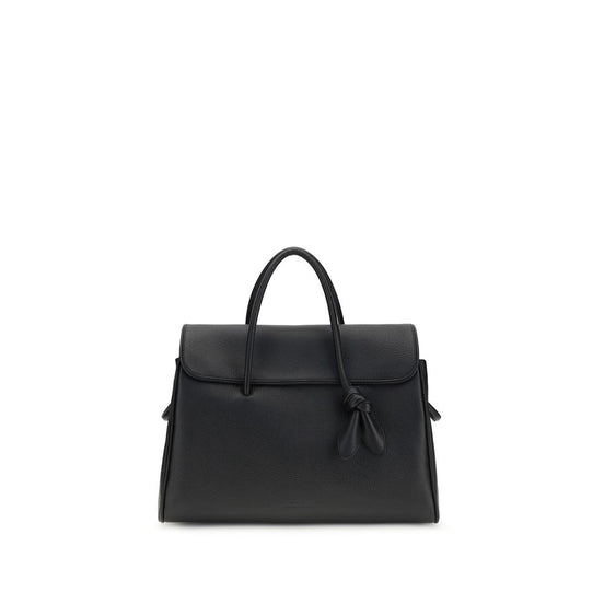 Jacquemus Le Cabas Turismo Travel Black Leather Handbag
