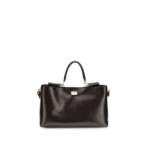 Dolce & Gabbana Vittoria medium Brown Leather Handbag