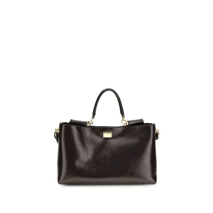 Dolce & Gabbana Vittoria medium Brown Leather Handbag