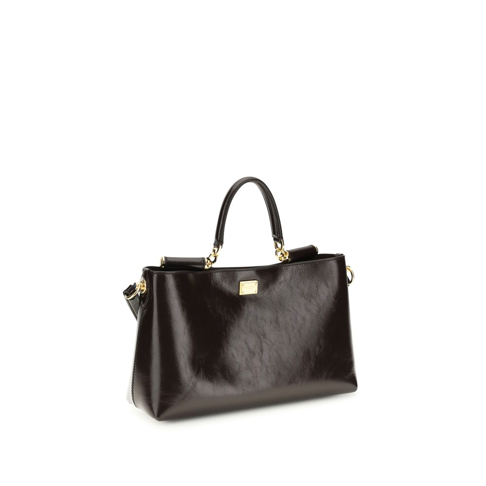 Dolce & Gabbana Vittoria medium Brown Leather Handbag