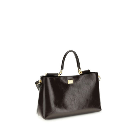 Dolce & Gabbana Vittoria medium Brown Leather Handbag
