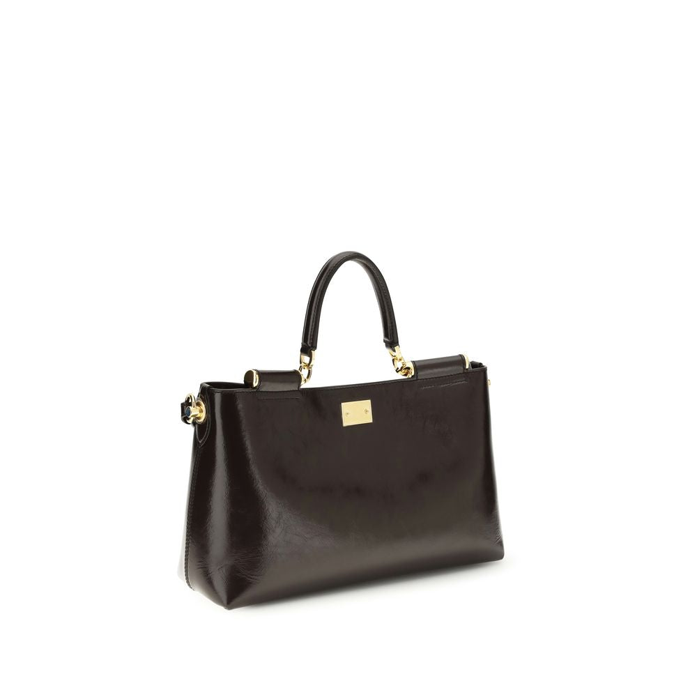 Dolce & Gabbana Vittoria medium Brown Leather Handbag