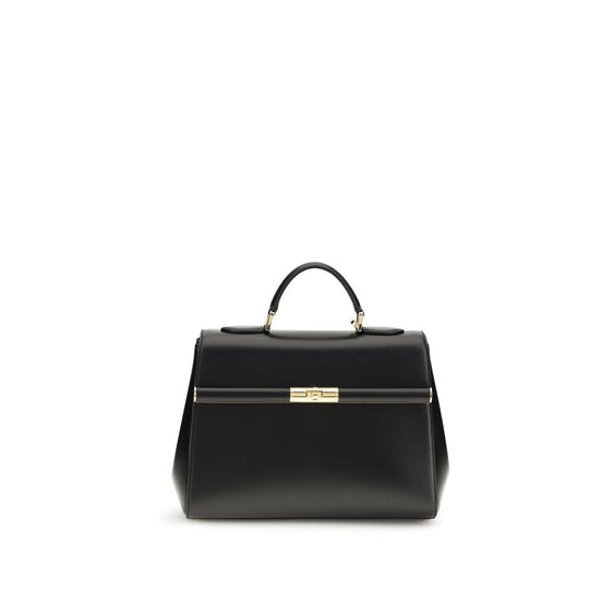 Dolce & Gabbana Marlene Black Leather Handbag