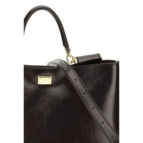 Dolce & Gabbana Vittoria medium Brown Leather Handbag