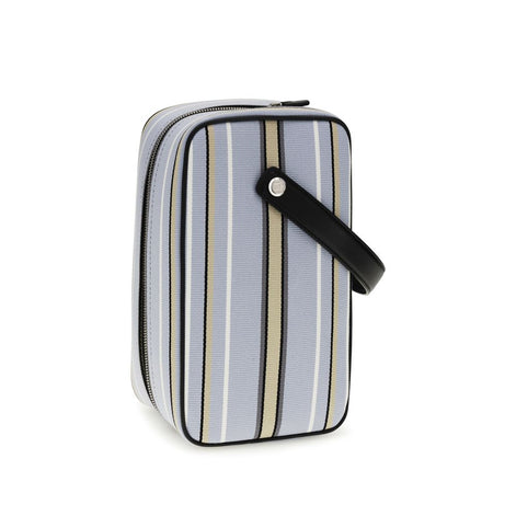 Dolce & Gabbana Lock Blue Cotton Handbag