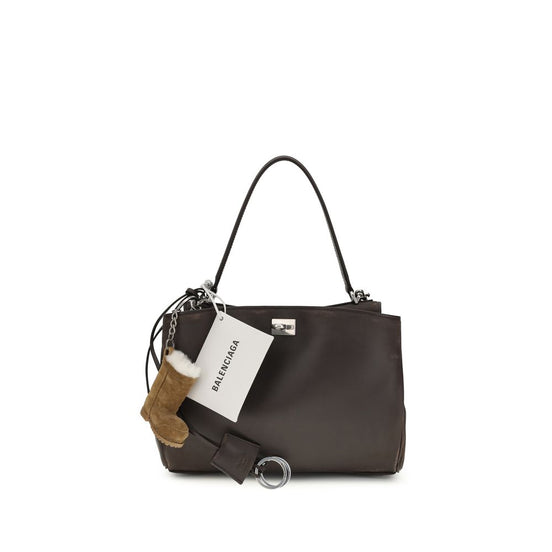 Balenciaga Rodeo Brown Leather Shoulder Bag