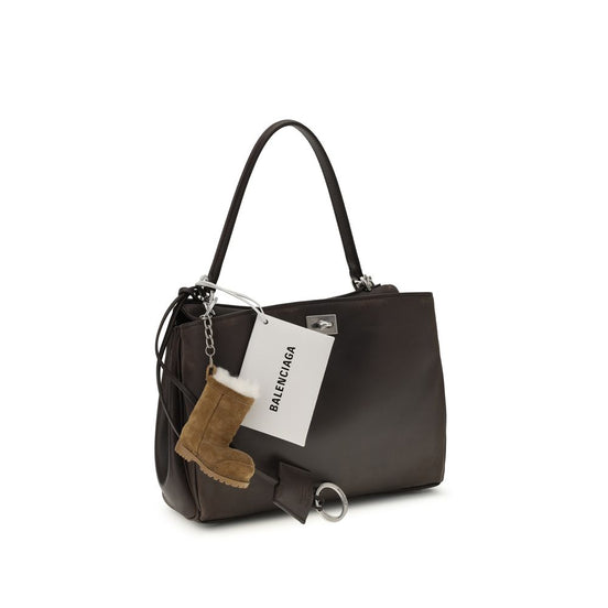 Balenciaga Rodeo Brown Leather Shoulder Bag