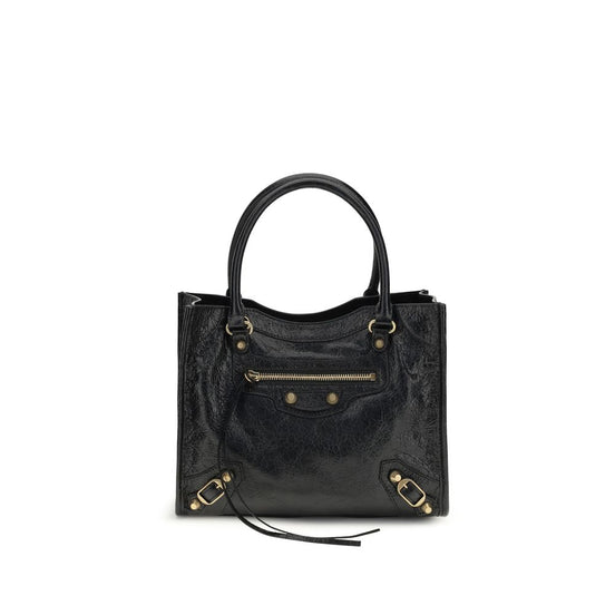 Balenciaga Le City mini Tote Black Lamb Shoulder Bag