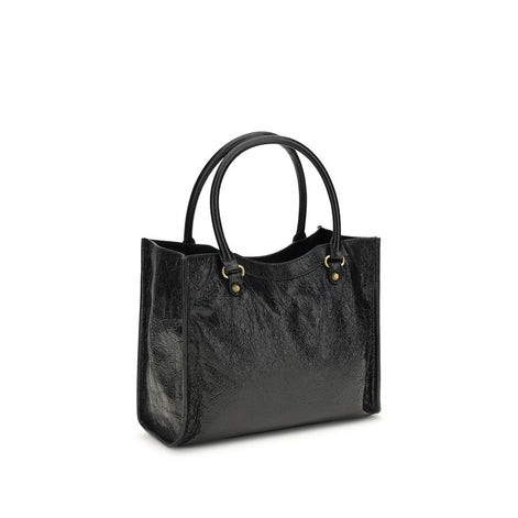 Balenciaga Black Lamb Ovis Aries Aries Shoulder Bag