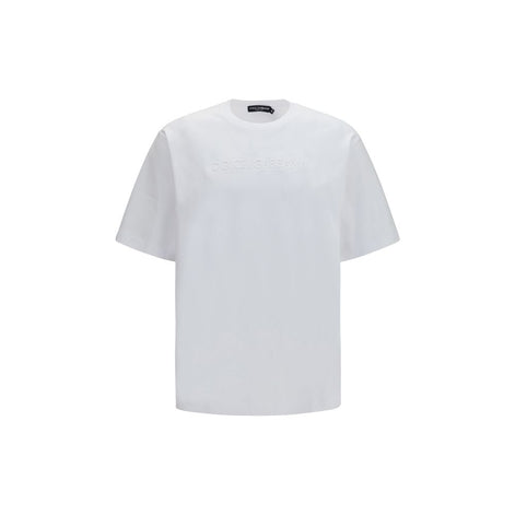 Dolce & Gabbana White Cotton T-Shirt