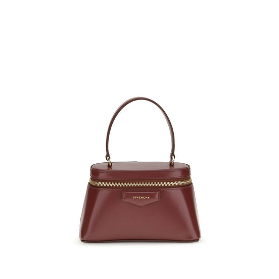 Givenchy Antigona Vanity Bordeaux Leather Handbag