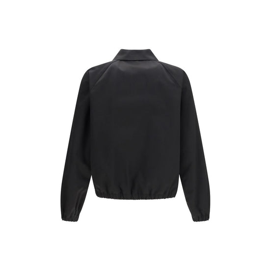 Valentino Garavani Black Cotton Bomber