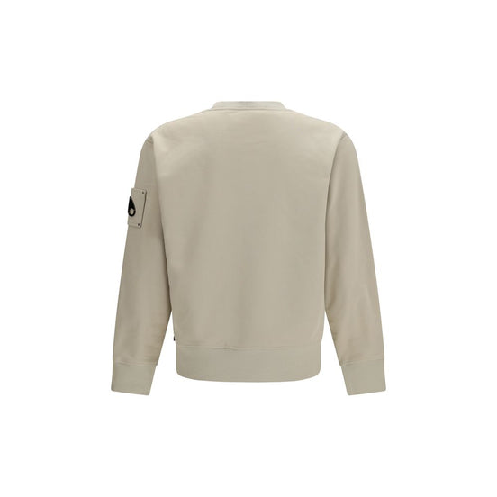 Moose Knuckles Beige Cotton Sweatshirt