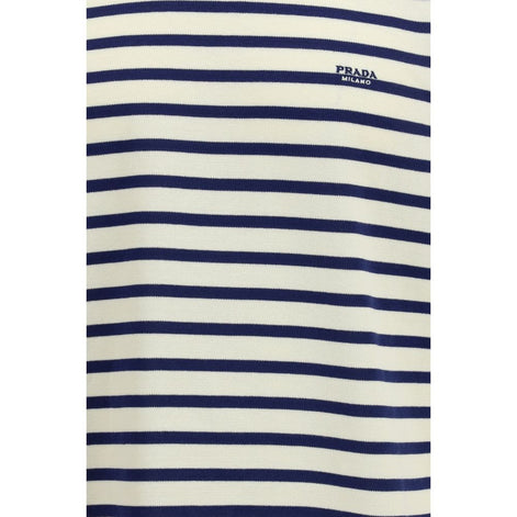 Prada Blue Cotton Sweatshirt