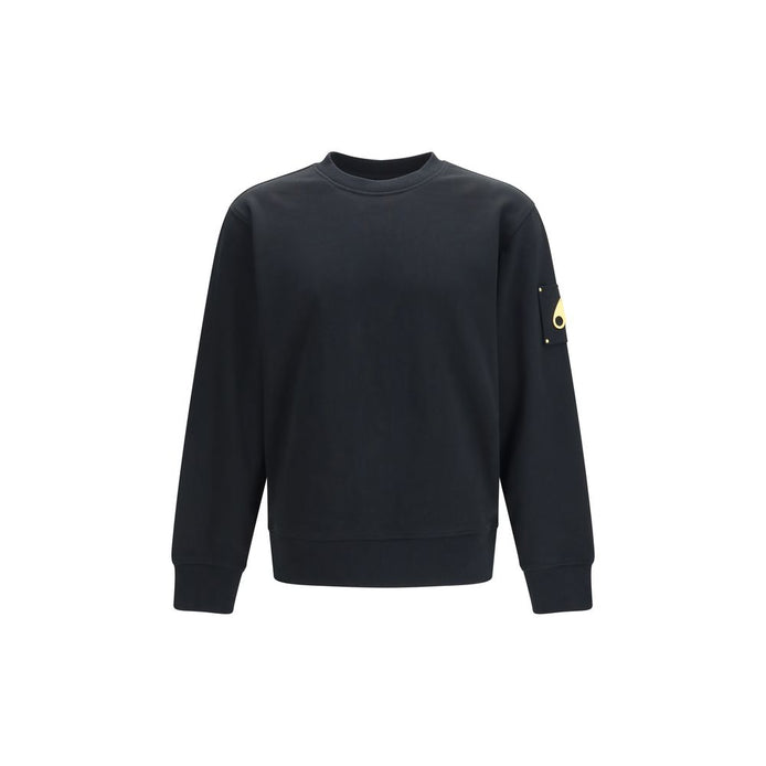 Moose Knuckles Black Cotton Sweatshirt