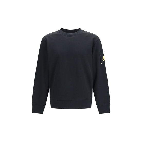 Moose Knuckles Black Cotton Sweatshirt