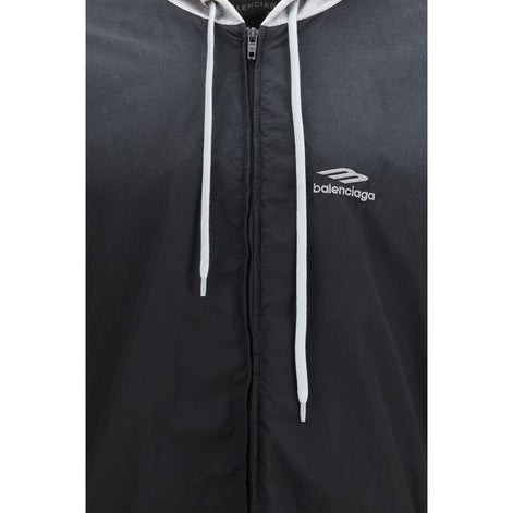 Balenciaga Black Polyester Bomber