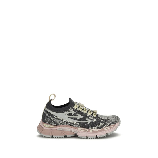 Off-White Multicolor Polyethylene Athletic Sneakers