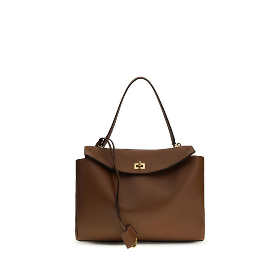 Balenciaga Rodeo Brown Leather Shoulder Bag