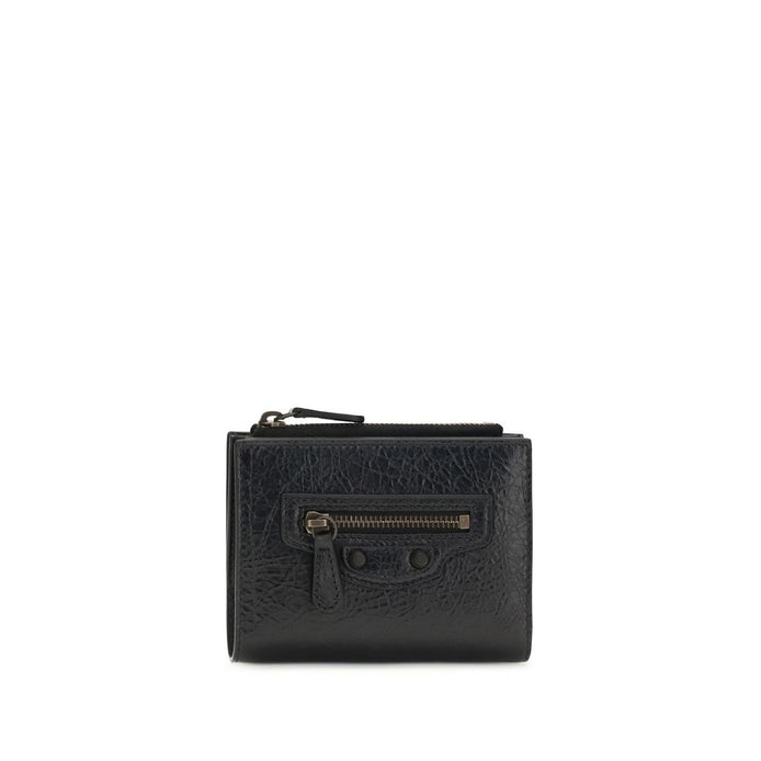 Balenciaga Black Lamb Ovis Aries Aries Wallet