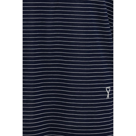 Ami Paris Blue Cotton T-Shirt